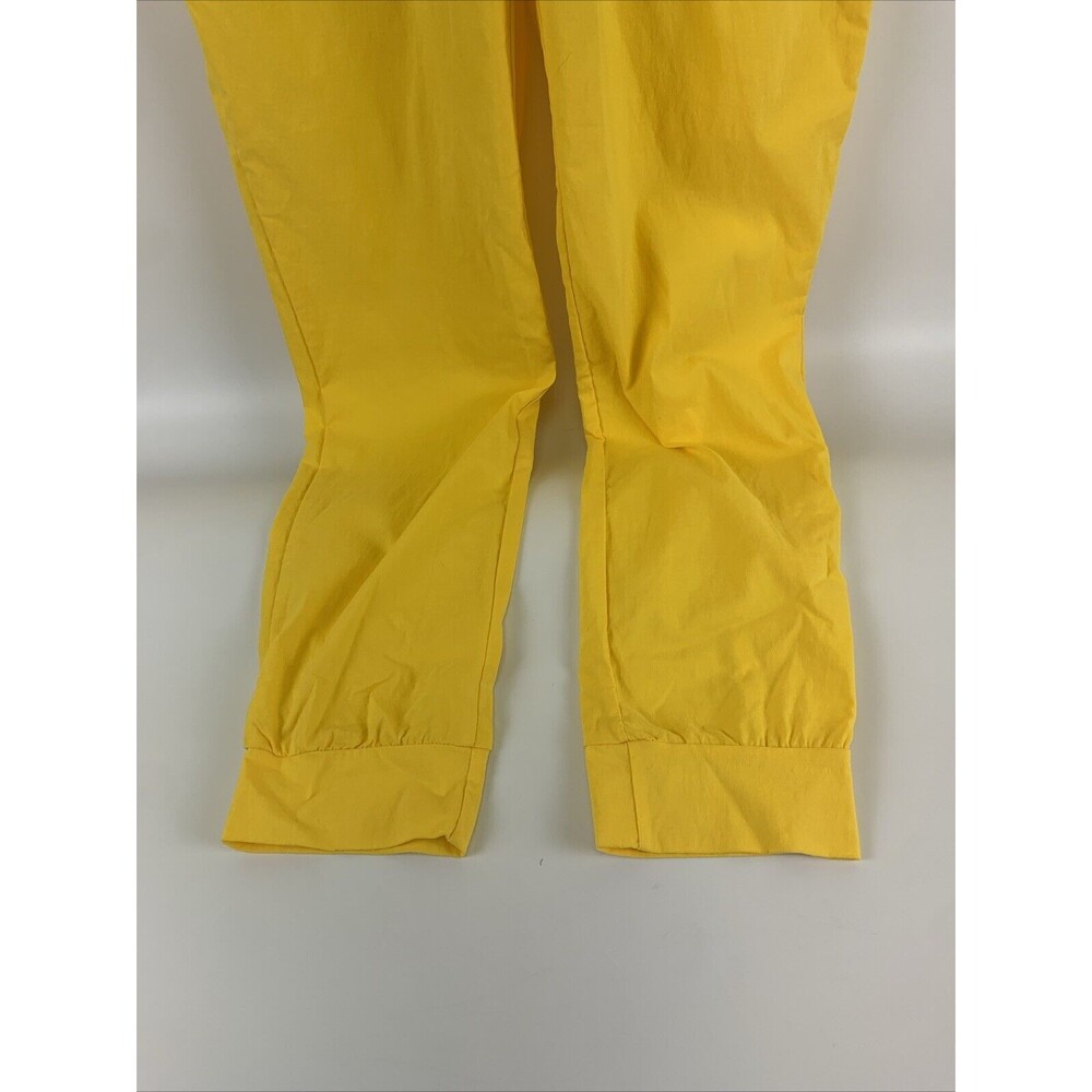 April O’Neil TMNT Costume Yellow Jumpsuit Zip Long Sleeve Stretch Womens Small - Picture 5 of 11
